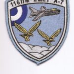 116 Combat Wing ΣΜΕΤ A-7 Patch - Hellenic Air Force Tribute