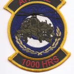Patch – AH-64 Apache "1000 Flight Hours" Veteran Tribute Edition