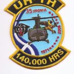 Patch – UH-1H Huey "140,000 Flight Hours – 35 Years" Anniversary Edition