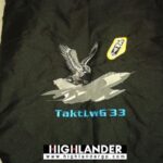Helmet Bag - TaktLwG 33 Fighter Jet and Eagle Embroidery