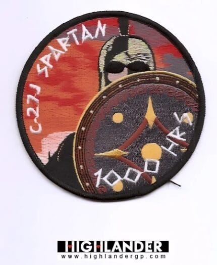 C-27J Spartan – 1,000 Flight Hours Commemorative Patch