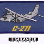 C-27J Spartan Patch – Blue Background Edition (Hellenic Air Force)