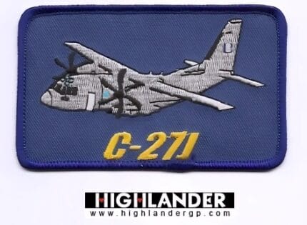 C-27J Spartan Patch – Blue Background Edition (Hellenic Air Force)