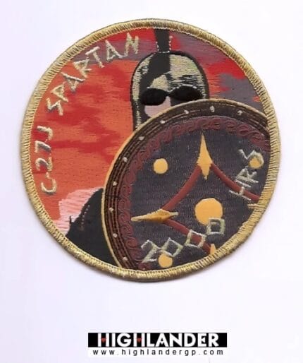 C-27J Spartan – 1,000 Flight Hours Patch (Gold Edition)