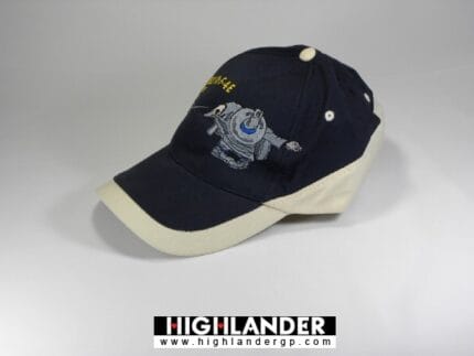 Tiger Meet Cartoon Fighter Jet Cap – Two-Tone Edition