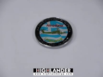 AH-64DHA Apache – Hellenic Army Aviation Challenge Coin