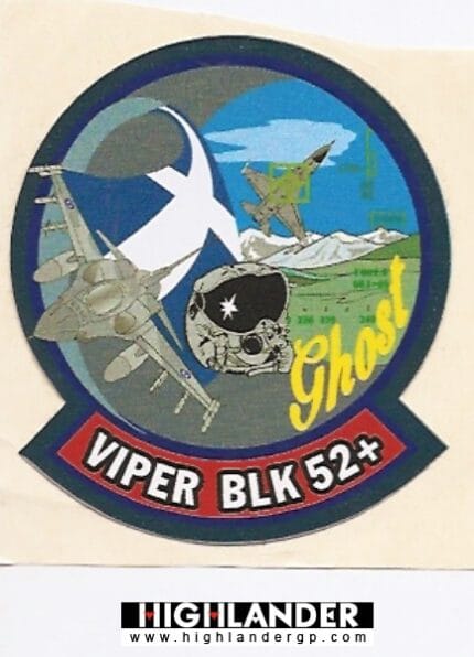 VIPER BLK 52+ "Ghost" Sticker – Elite Fighter Jet Series