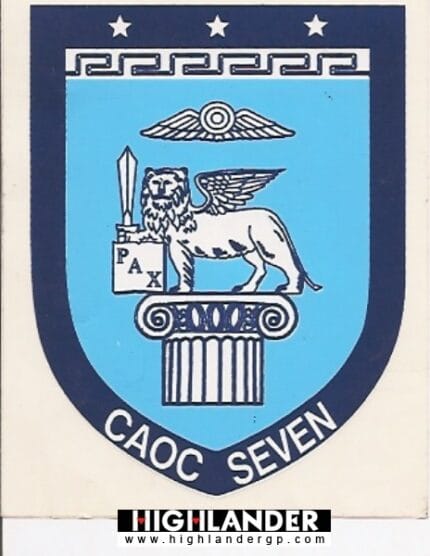 CAOC Seven Emblem Sticker – NATO Air Command Series