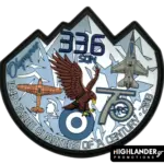336 Squadron commemorative patch celebrating 75 years of service