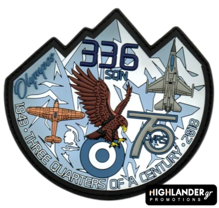 336 Squadron commemorative patch celebrating 75 years of service
