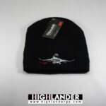 Black beanie with F-16 embroidery and 3M Thinsulate lining / Μαύρο σκουφί με κέντημα F-16 και επένδυση 3M Thinsulate