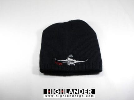 Black beanie with F-16 embroidery and 3M Thinsulate lining / Μαύρο σκουφί με κέντημα F-16 και επένδυση 3M Thinsulate