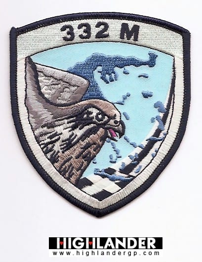 332 Squadron Embroidered Patch – Hawk & Greece
