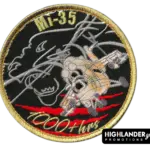Κεντητό έμβλημα Mi-35 1000 ώρες Κύπρος / Mi-35 1000 hours flight Cyprus embroidered patch
