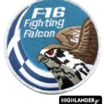 F-16 Hawk Patch – Full Color Design