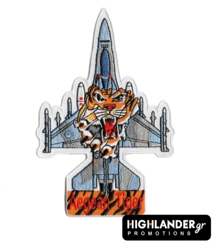 Διακριτικό Aegean Tiger με τίγρη και Mirage 2000