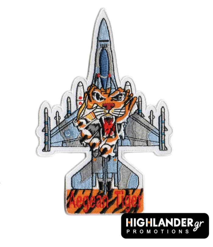 Διακριτικό Aegean Tiger με τίγρη και Mirage 2000