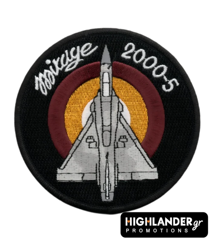 Mirage 2000-5 embroidered air force patch
