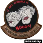 Embroidered patch It Was Terrible – Booo! with Muppet Show grumpy old men