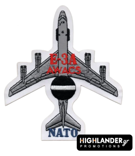 Κεντητό σήμα E-3A AWACS NATO – Highlander Promotions