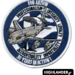 FOB Aktion 30 Years in Action patch with AWACS and Greek flag – velcro
