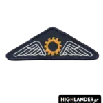 Embroidered patch Hellenic Air Force Flight Engineer Wings Classic – Highlander Promotions