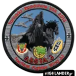 Tornado Roadshow USA 2013 patch with Crazy Horse statue and Tornado jets – ASSTA 3
