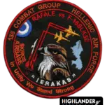 135 Combat Group Rafale vs F-16 Blk30 “IERAKAS” Patch – Skyros Airbase