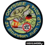Embroidered Patch TLP 2014 – 31 Stunden zum Odyssee