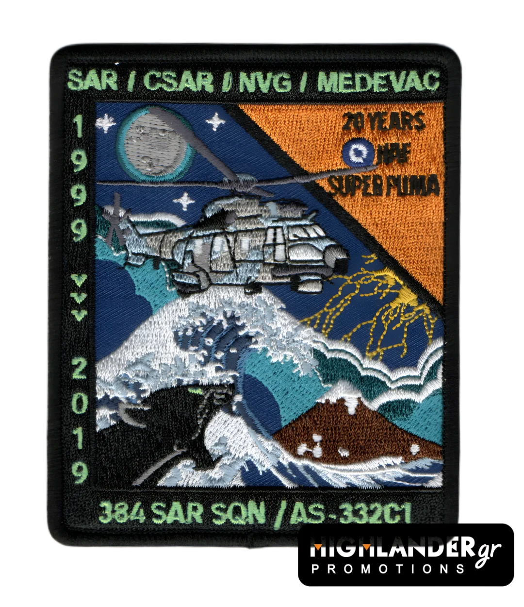 384sar Σήμα 384 ΜΕΔ – 20 Χρόνια Super Puma – Πολεμική Αεροπορία