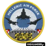Hellenic Air Force Arresting Gear Team Patch – Fighter Jet Runway Safety