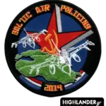 Embroidered Patch Baltic Air Policing 2014 – Highlander Promotions