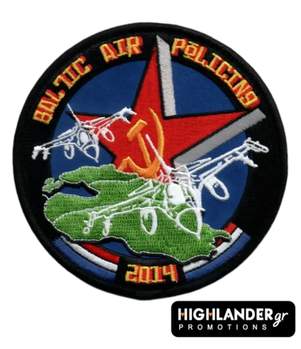 Κεντητό Σήμα Baltic Air Policing 2014 – Highlander Promotions