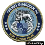 Embroidered Patch NATO Spring Guardian 08 – Nihil Advent Prope