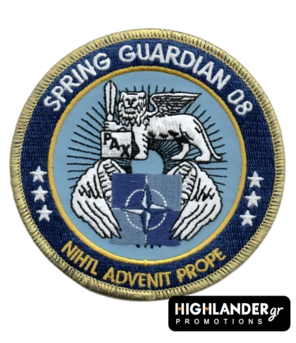 Κεντητό Σήμα NATO Spring Guardian 08 – Nihil Advent Prope