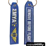 Hellenic Air Force NCO Academy Keychain – Remove Before Flight | Hellenic Air Force Academy collectible