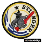 STINGER Greek Army Patch – Colorized Wizard Edition