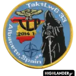 TLP 2014-1 Patch – TaktLwG 33 Albacete Spain – Grim Reaper