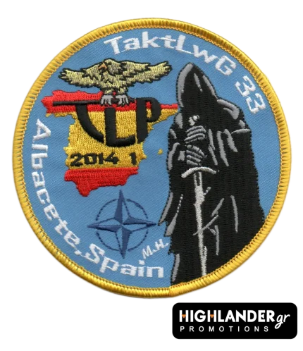 TLP 2014-1 Patch – TaktLwG 33 Albacete Spain – Grim Reaper