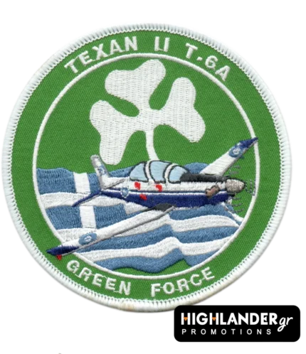Texan II T-6A Panathinaikos Edition Patch – Green Force – Hellenic Air Force