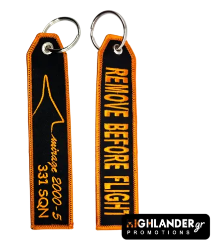 Features a detailed top-down silhouette of the Mirage 2000-5 delta-wing fighter paired with the squadron designation "331 SQN THESEUS" in bold orange.