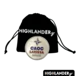 This premium, dual-sided challenge coin commemorates the legacy of the Combined Air Operations Centre (CAOC) Larissa and NATO's presence in Larissa, Greece. Expertly crafted with a silver-tone metallic finish and enameled details, it features the NATO Star, "BANSHEE" callsign, map of Greece, and CAOC Larissa emblem, making it a unique collector's item for veterans and military enthusiasts.