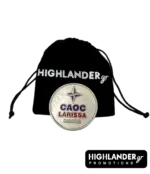 This premium, dual-sided challenge coin commemorates the legacy of the Combined Air Operations Centre (CAOC) Larissa and NATO's presence in Larissa, Greece. Expertly crafted with a silver-tone metallic finish and enameled details, it features the NATO Star, "BANSHEE" callsign, map of Greece, and CAOC Larissa emblem, making it a unique collector's item for veterans and military enthusiasts.