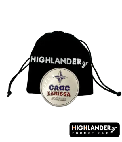 This premium, dual-sided challenge coin commemorates the legacy of the Combined Air Operations Centre (CAOC) Larissa and NATO's presence in Larissa, Greece. Expertly crafted with a silver-tone metallic finish and enameled details, it features the NATO Star, "BANSHEE" callsign, map of Greece, and CAOC Larissa emblem, making it a unique collector's item for veterans and military enthusiasts.